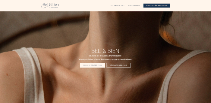 Bel' & Bien — site après refonte