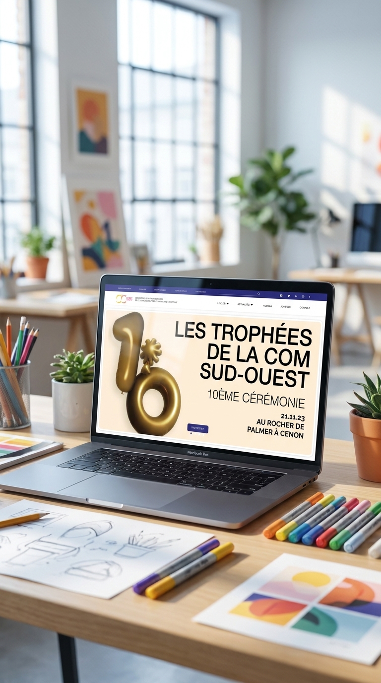 Aperçu du site : Association professionnelle communication
