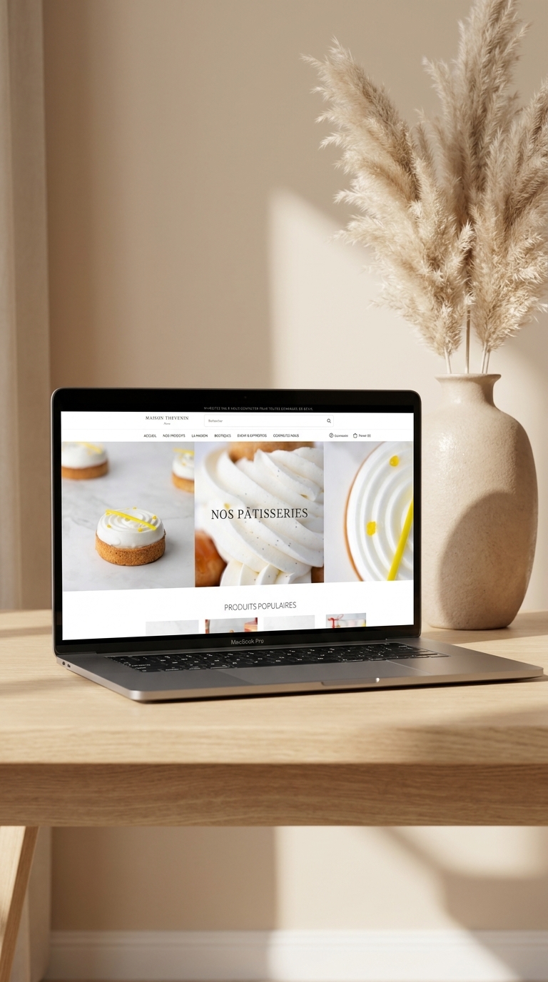 Aperçu du site : Pâtisserie artisanale
